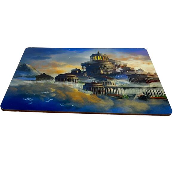 FairyLoot Mount Olympus Wooden Postcard - May 2023 "Feuding Gods" - Picture 6 of 6